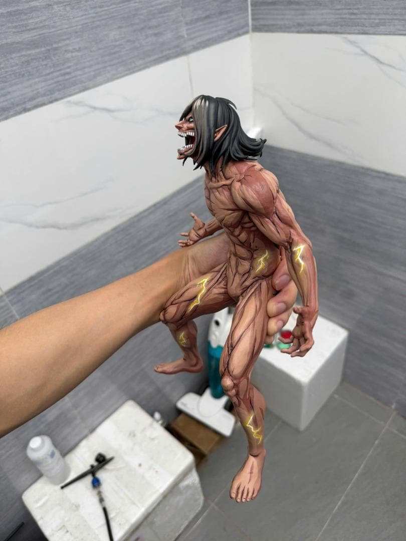 一番くじ 進撃の巨人 A賞 エレン巨人 2D塗装カスタム