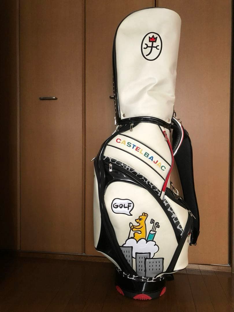 CASTELBAJAC カステルバジャック キャディバッグ ホワイト - メルカリ