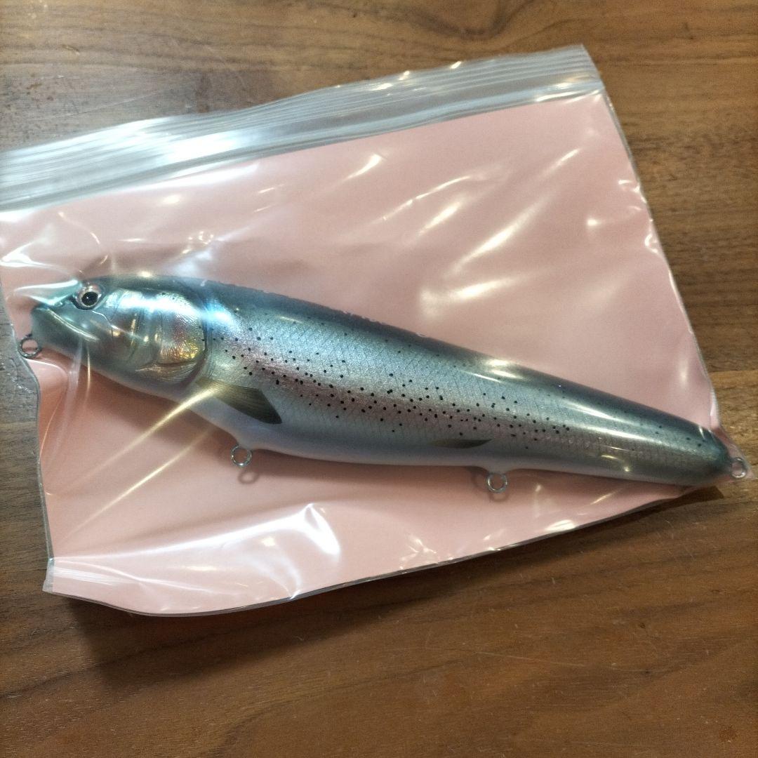 ハンドメイドルアー　ビッグトップウォーター8インチ　新品未使用 Brook trout ブルックトラウト ミノー ハンドメイド トラウト ルアー