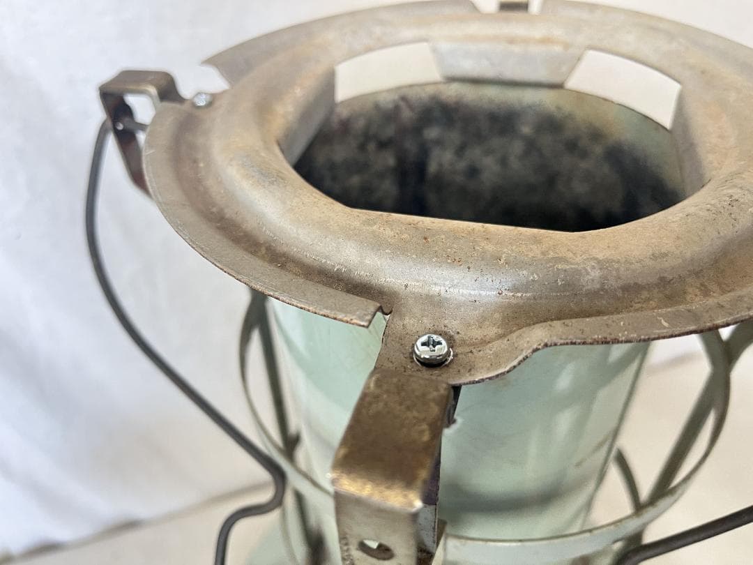 超希少【Aladdin】 アラジン ブルーフレーム16型 赤ハンドル 箱付き