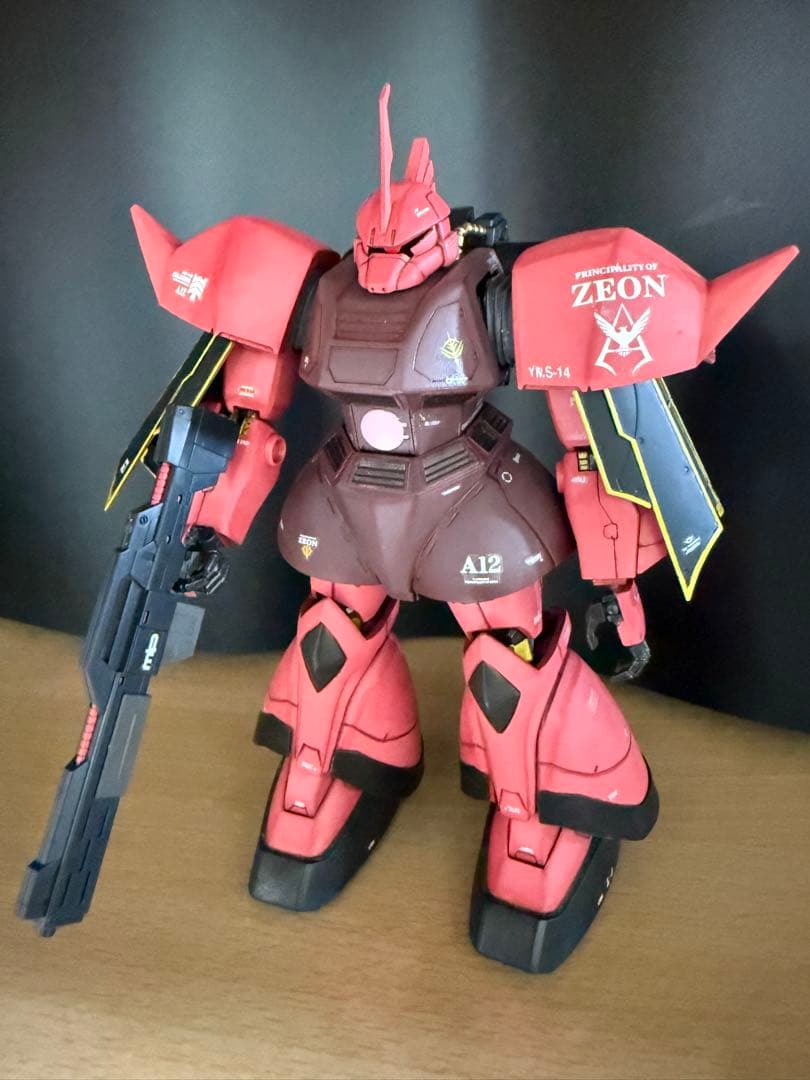 バンダイ ガンダム MGシリーズ 1/100 シャア専用ゲルググ 改造完成品