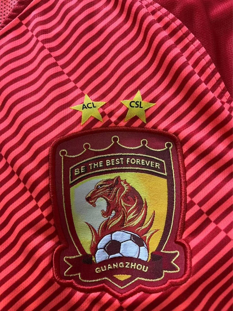 ☆マッチウォーン☆支給品】2019広州恒大CSLHome#8パウリーニョ選手