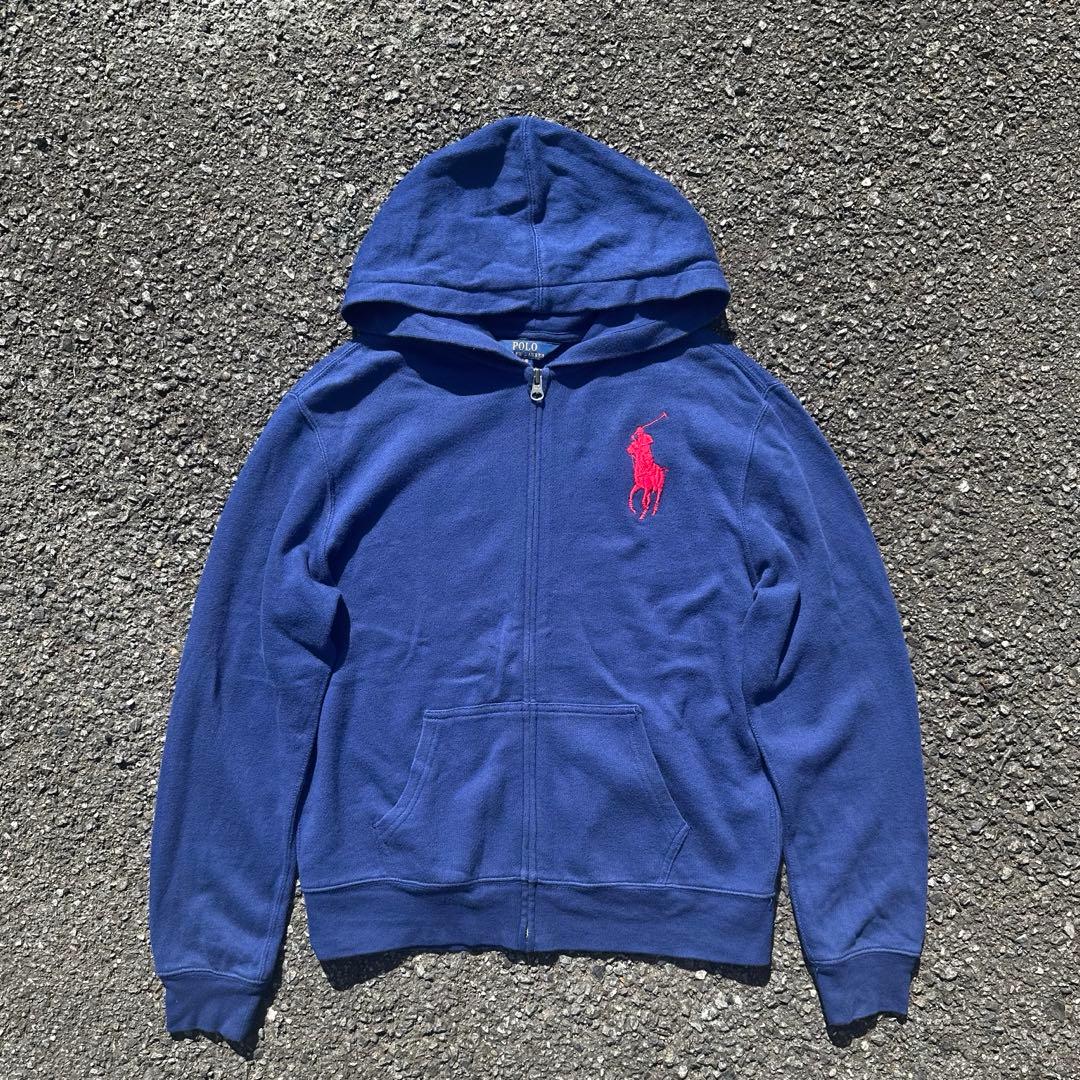 ラルフローレン　ビックポニー　ジップアップパーカー　Sサイズ相当 楽天市場】ラルフローレン キッズ ボーイズ ビッグポニー ジップアップ