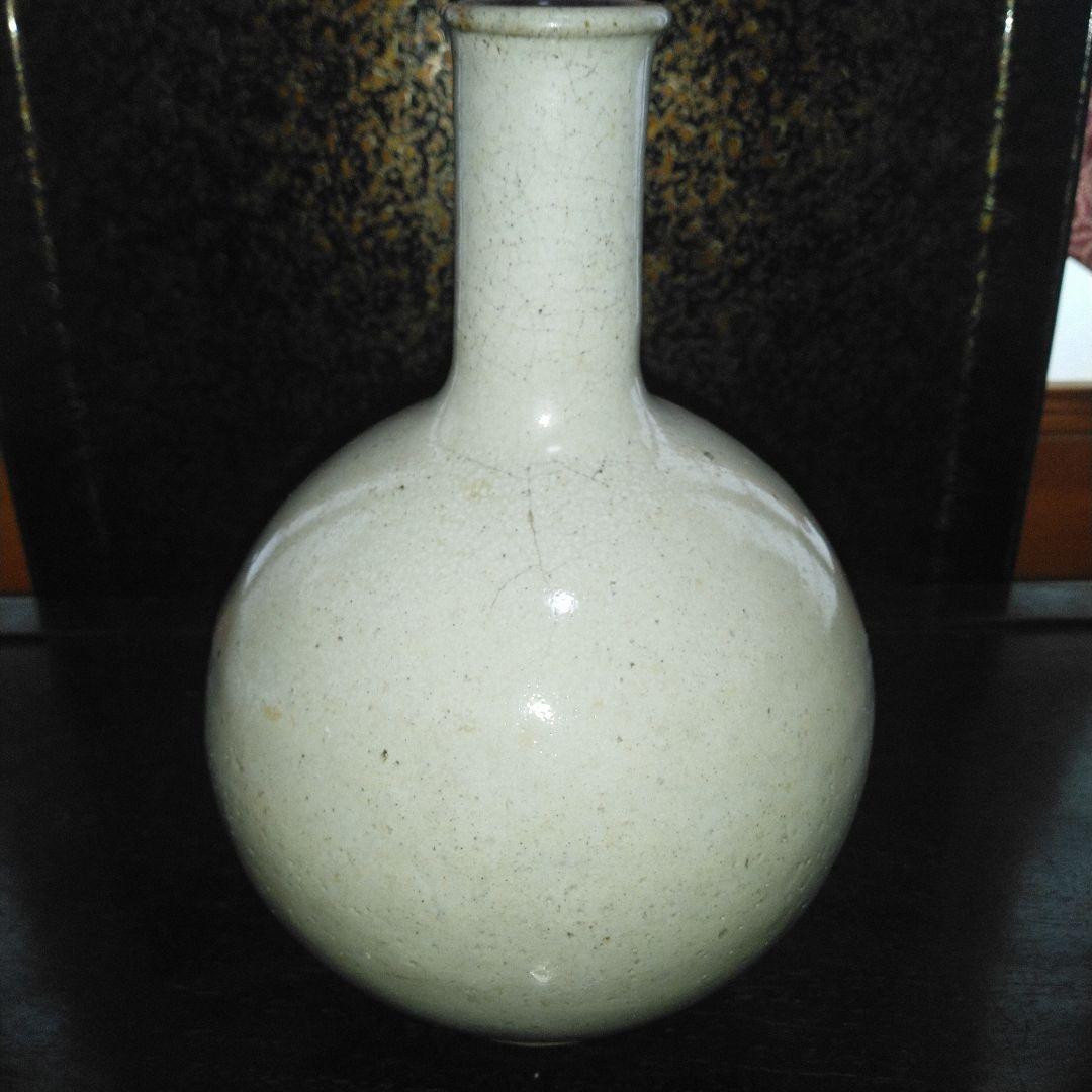 NO293 相馬焼or上野目焼 徳利 糠白釉