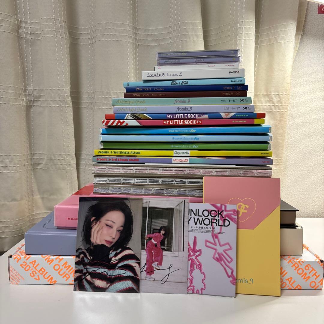 A*）様 fromis_9 まとめ売り アルバム シーグリ メンシプ特典 直筆サ fromis_9 まとめ売り アルバム シーグリ メンシプ特典 トレカ - メルカリ