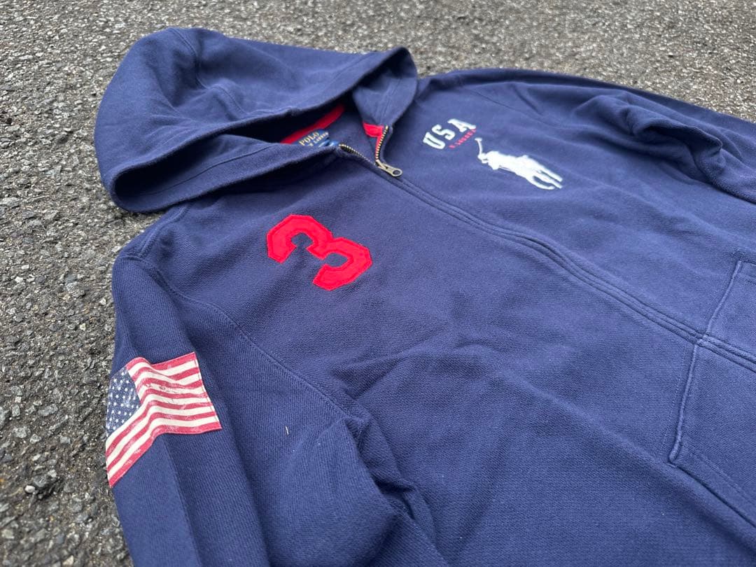 ラルフローレン ビックポニー ジップパーカー Sサイズ相当 - メルカリ