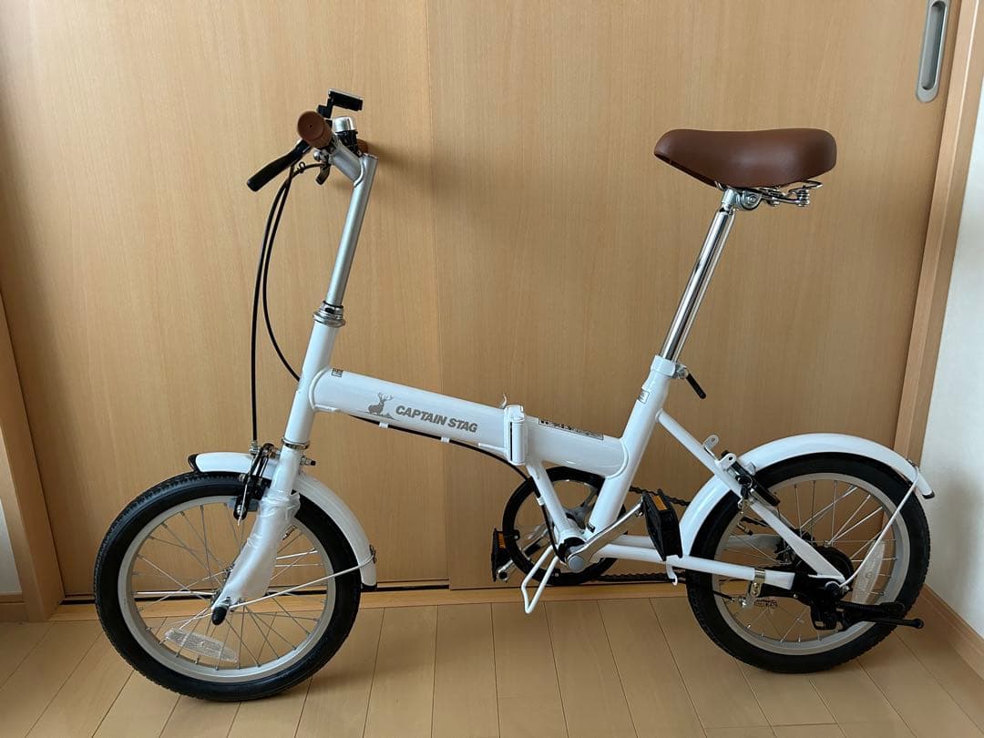 キャプテンスタッグフォールディングバイク16インチ - メルカリ
