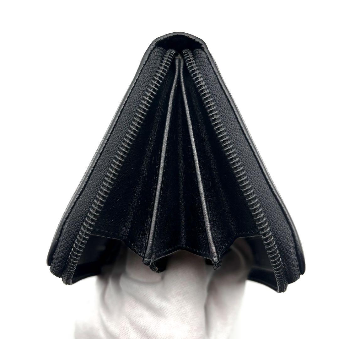 極美品✨新型】シャネル 長財布 ココステッチ キャビア ラウンド