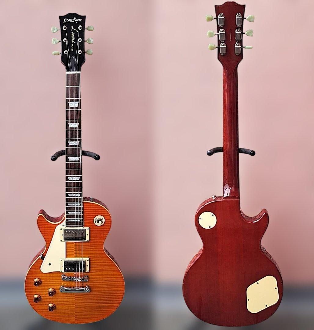 ■GrassRoots Les Paul Standard 左用 美品 レフティ