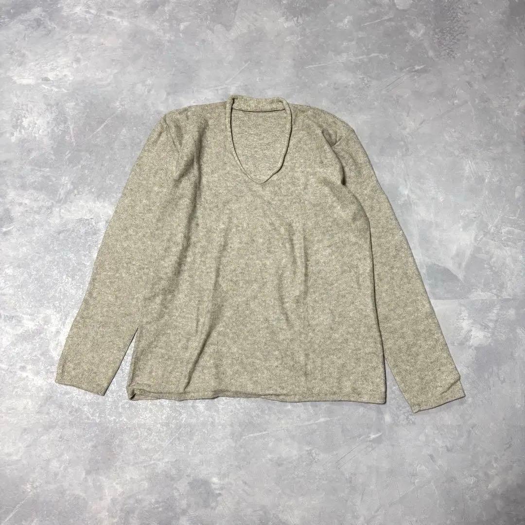 ヨーガンレール JURGEN LEHL Vネック ニットソー アルパカ コットン