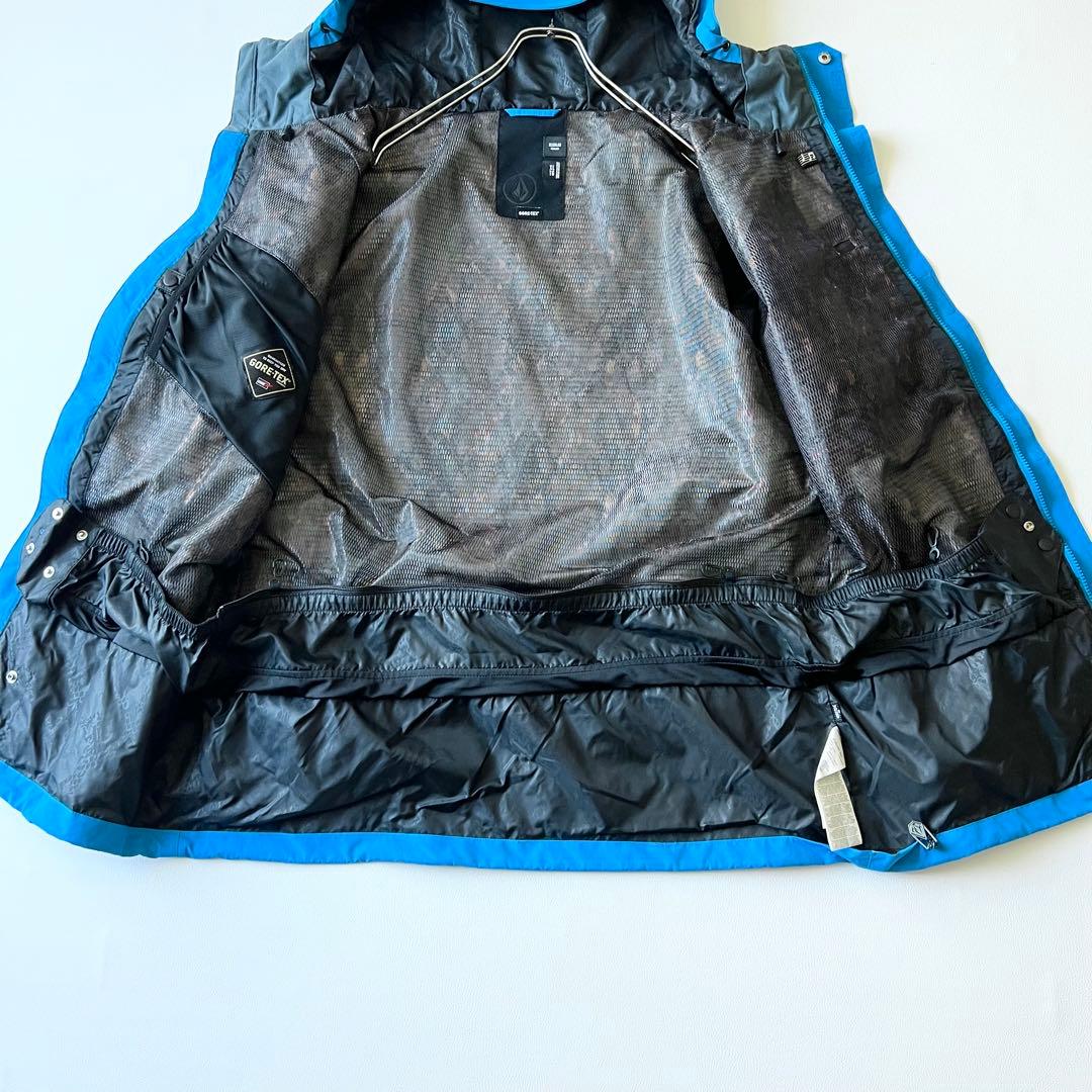 3257【タグ付き】ボルコム ジャケット ゴアテックス メンズ 青 XL スノボ