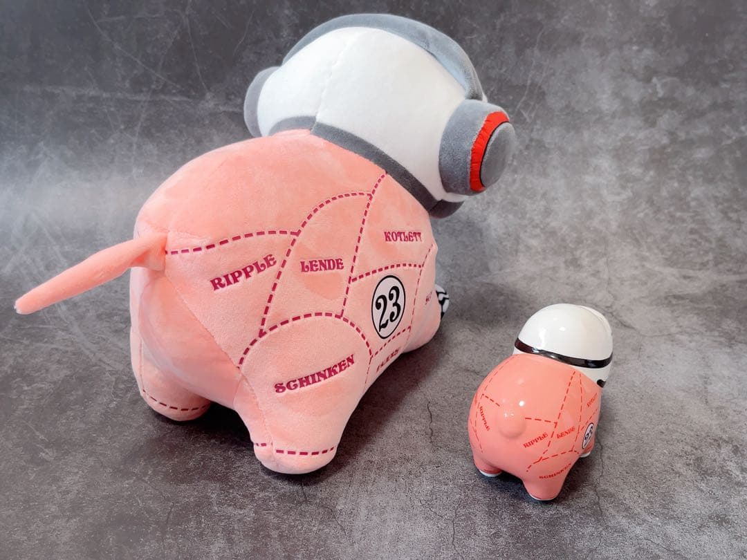 ポルシェ　ピンクピッグ　ぬいぐるみ　陶磁器　Porsche PINK PIG