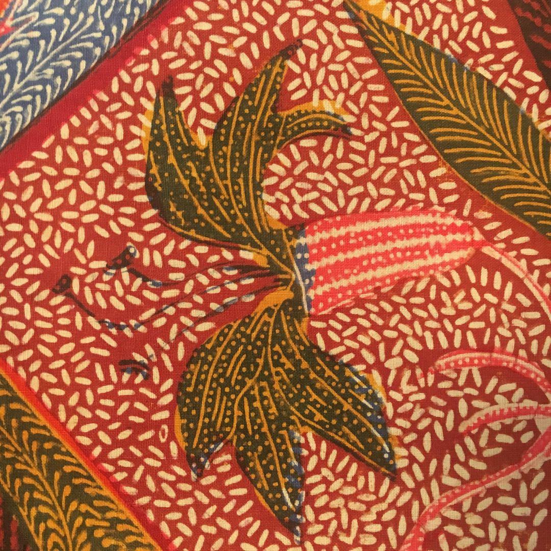 古布 ジャワ更紗（バティック）戦前 プカロンガン 菱ユリ紋 - メルカリ