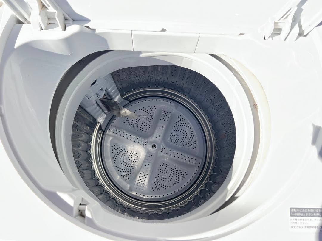 SHARP 7.0kg 縦型洗濯機 本体ES-GE7C-W 2019年