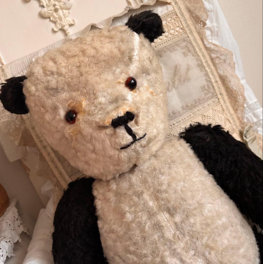 R様専用 Bigサイズパンダベア ヴィンテージベア アンティークベア DDR