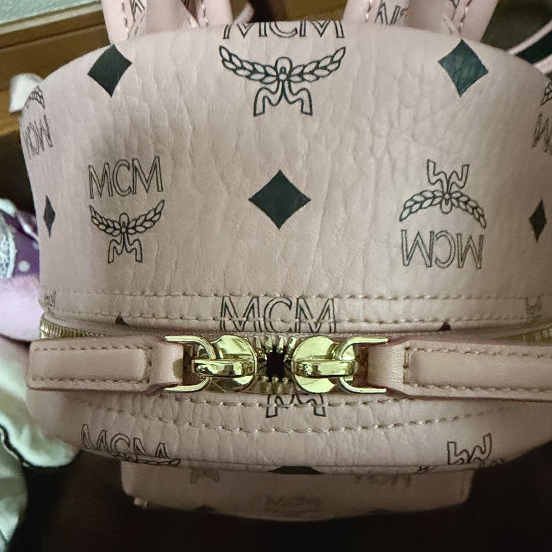 mcm ソフトピンク スモールサイズ S リュック 正規品 - メルカリ