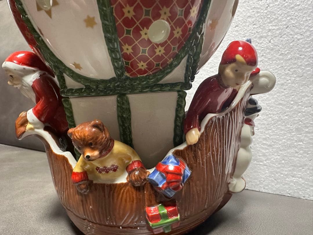 ビレロイ&ボッホ クリスマスキャンドル サンタ くま 子ども 雪だるま