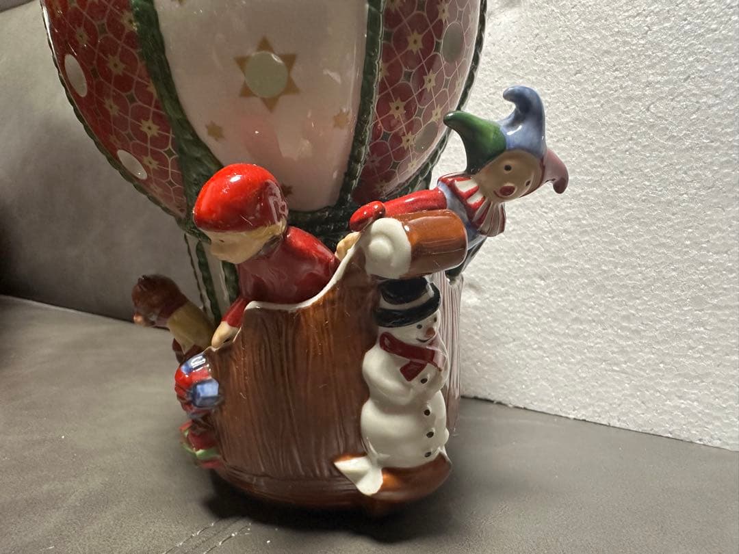 ビレロイ&ボッホ クリスマスキャンドル サンタ くま 子ども 雪だるま