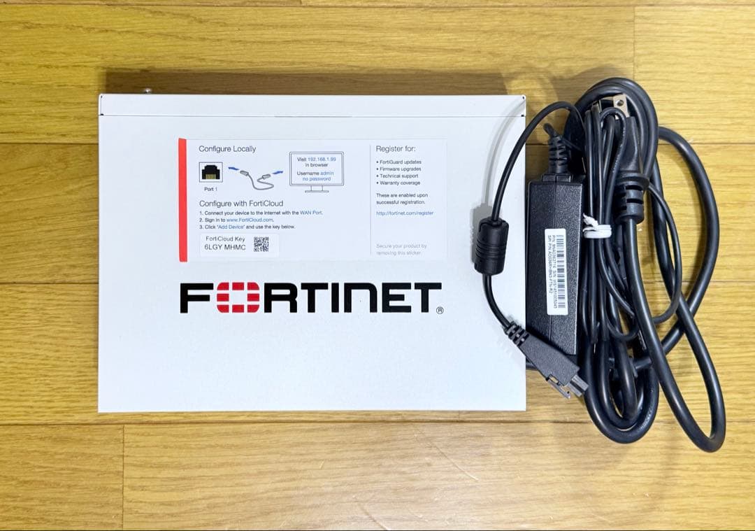 FORTINET FORTIGATE-60E(ライセンス切)【v7.4.7】① FORTINET FORTIGATE-80E(ライセンス切れ)【v7.4.9】① - メルカリ