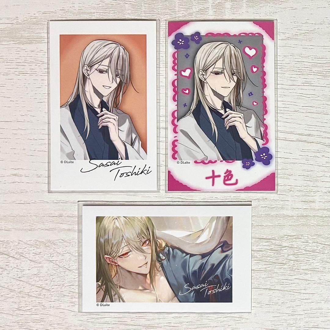 理性崩壊 淫魔教育 チェキ風カード 笹井十色 3枚セット