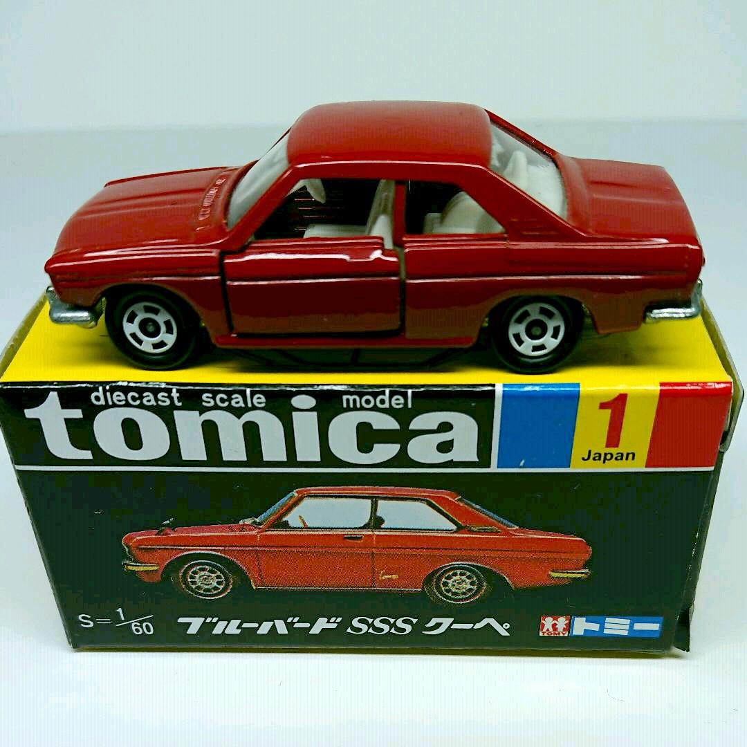 古いトミカ No.1 ブルーバードSSSクーペ 復刻版ー中国製 - メルカリ