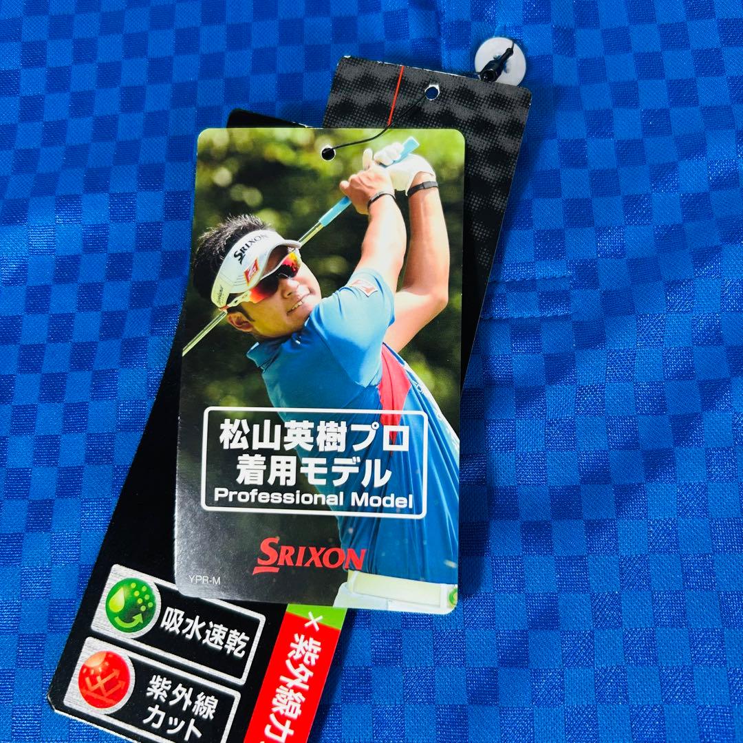 未使用✨松山プロ着用モデル SRIXON ゴルフウェア 長袖ポロシャツ LL