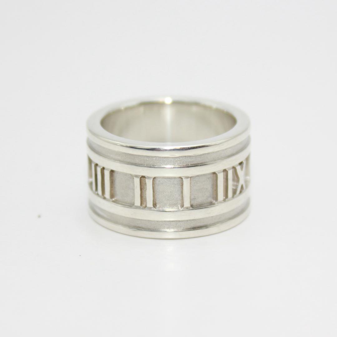 美品 Tiffany&Co. ティファニー アトラス シルバー リング 11号 - メルカリ