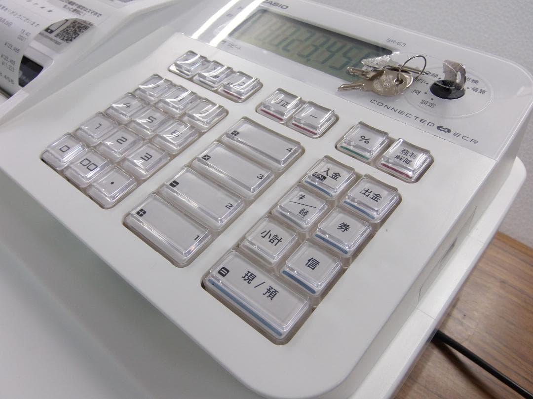 CASIO 電子レジスター SR-G3 2022年製 250529 - メルカリ