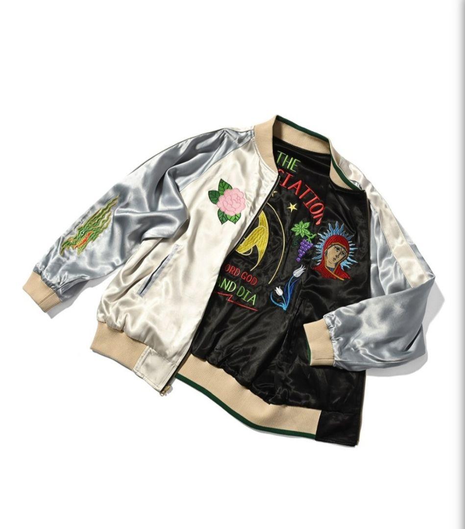 最終価格 ALLY＆DIA リバーシブルスカジャン Lサイズ kj着用 新品