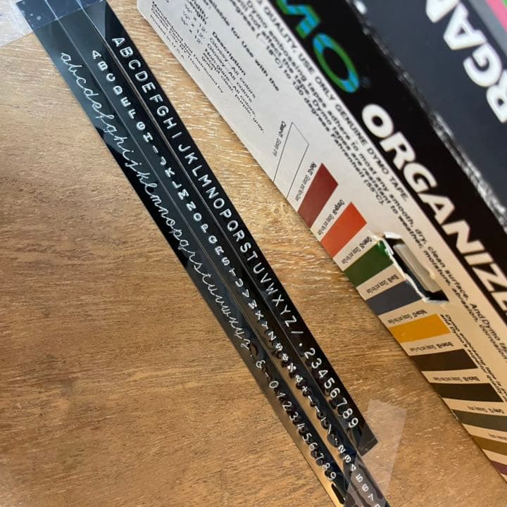 文字が繋がる筆記体・デッド】ダイモ 1610 DYMO 外紙ケース ビンテージ