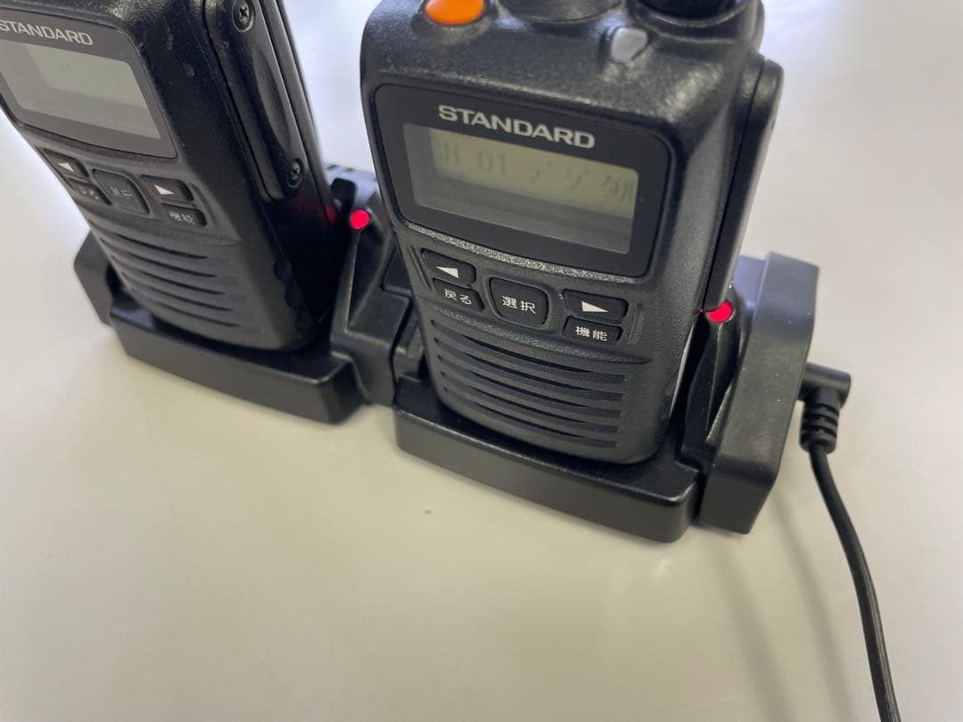 スタンダード製VXD450U デジタル携帯型無線機２台セット（専用ソフト改修済） STANDARD VXD450U