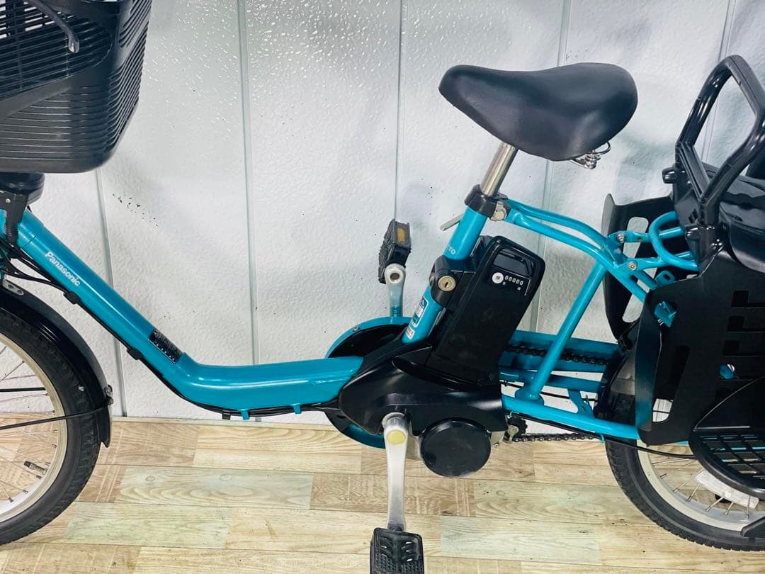 2957パナソニック12アンペア 3人乗り対応子供乗せ 電動アシスト自転車
