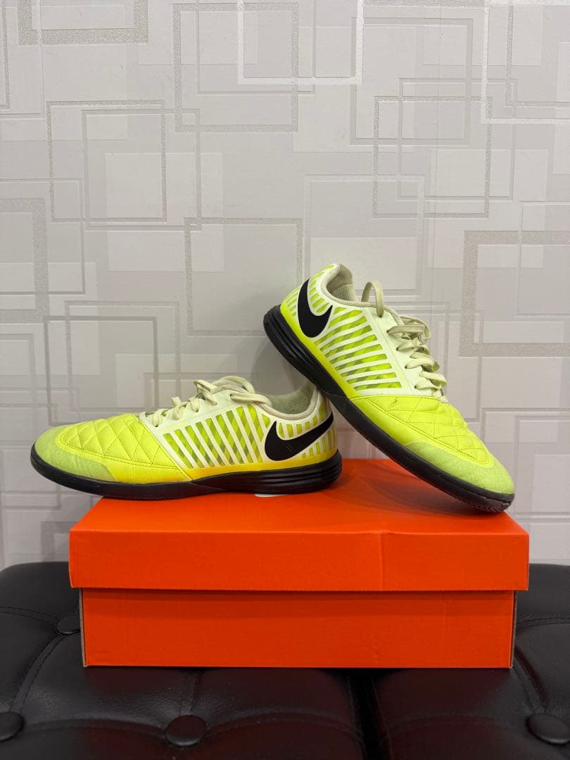 Nike フットサルシューズ NIKE LUNAR GATO ll 27.5 Nike LunarGato II - Phantom/Lt Wild Mango - Adult Cleats