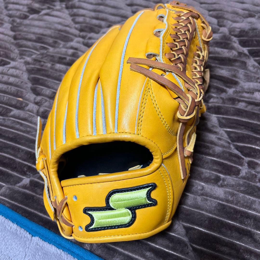 SSK 硬式グローブ イエロー 2023モデル】SSK 硬式 グローブ グラブ 外野手用 プロエッジ サイズ8L