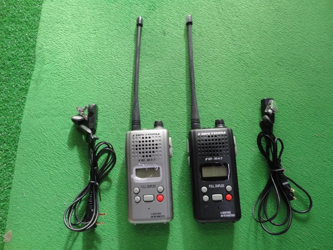 ファーストコム　同時通話　特定小電力トランシーバーFC-B47　2台セット Amazon | FIRSTCOM(ファーストコム) 特定小電力トランシーバー FC-B47