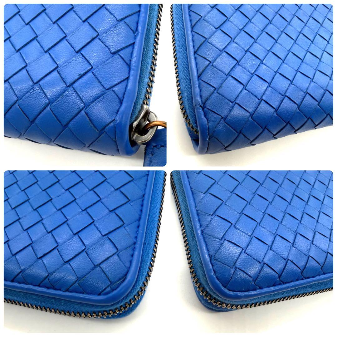 ☆希少色・美品☆ボッテガ ヴェネタ ラウンドジップ 長財布 イ