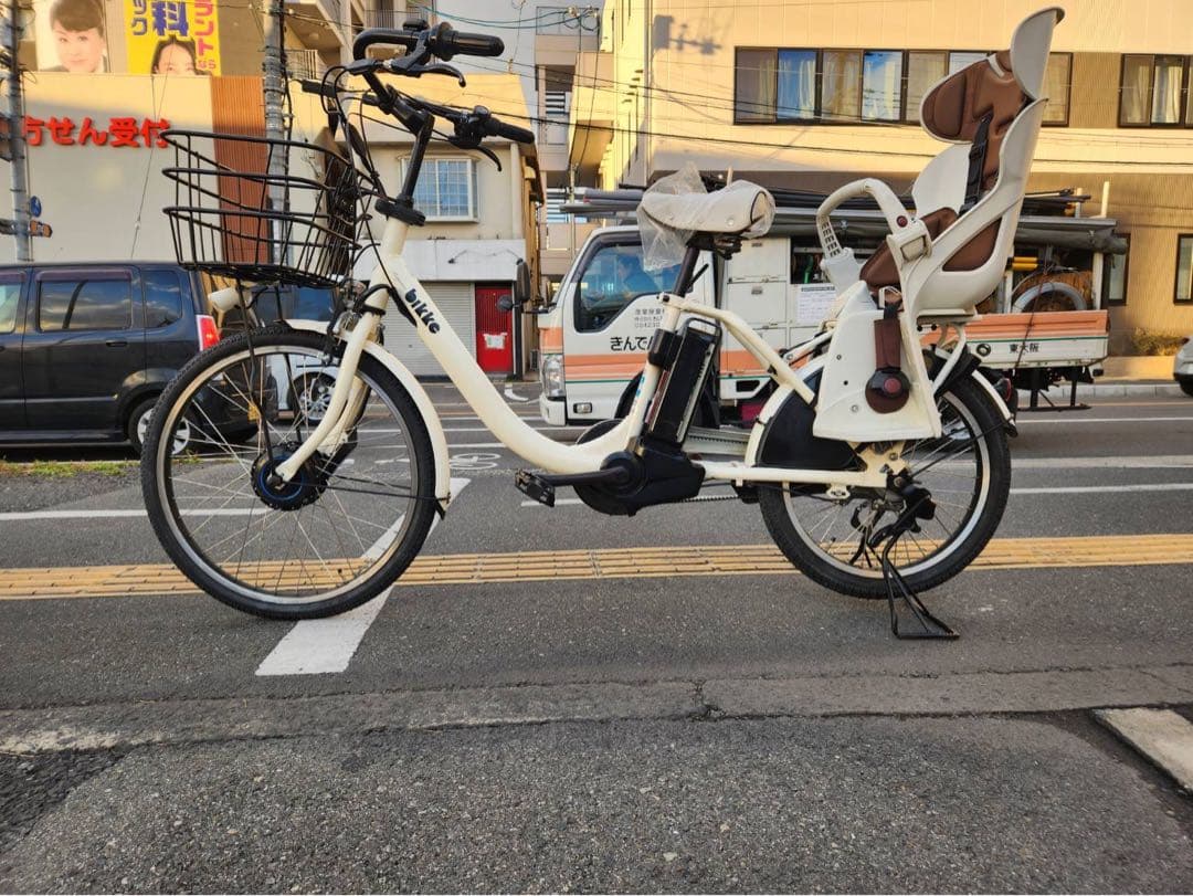 中古24/20㌅ブリヂストン電動アシスト自転車　ベルト式　B400 大阪 中古24インチブリヂストンベルト式電動アシスト自転車 B400 大阪 中古