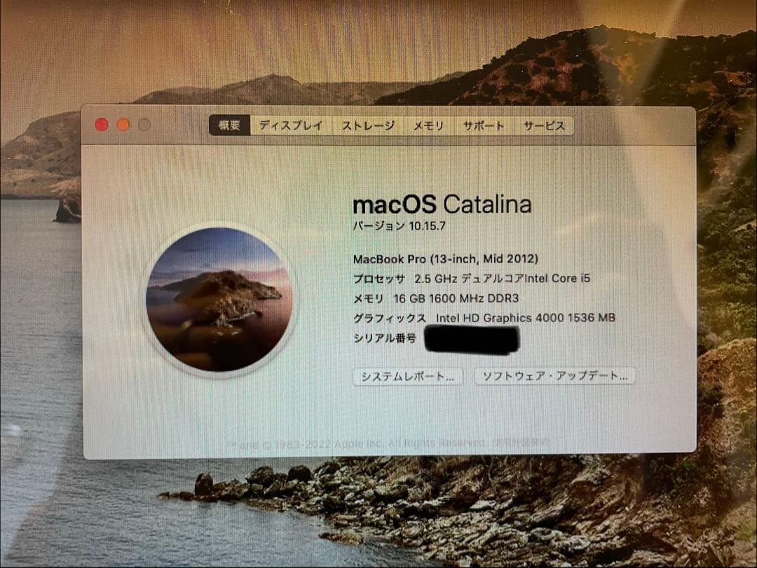 MacBook Pro 13インチ Mid 2012 本体 我が家にある現役のMacBook Pro（13インチ、Mid 2012）をメンテナンス