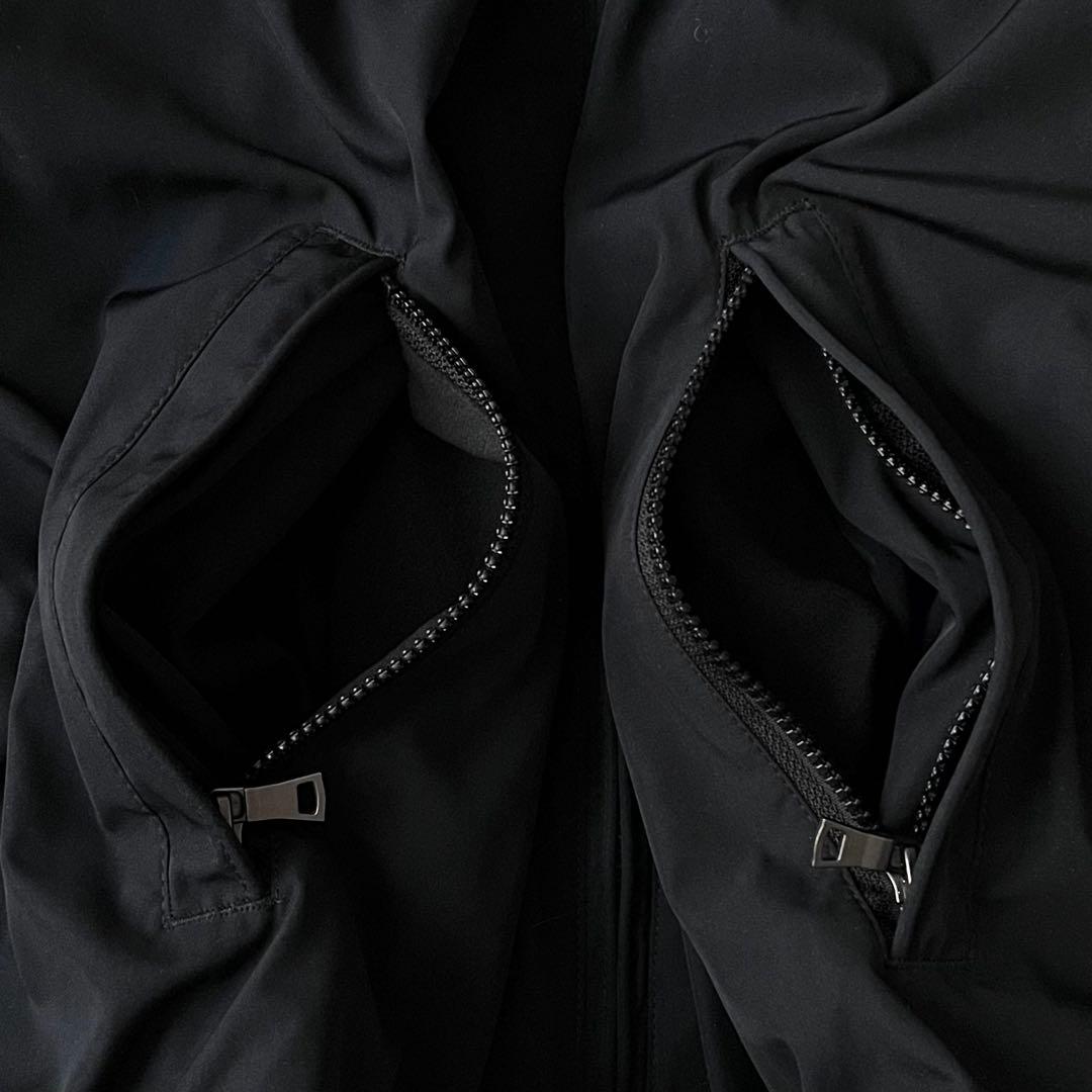 Polo Ralph Lauren 中綿ジップアップ ブルゾン 黒 刺繍ロゴ M - メルカリ