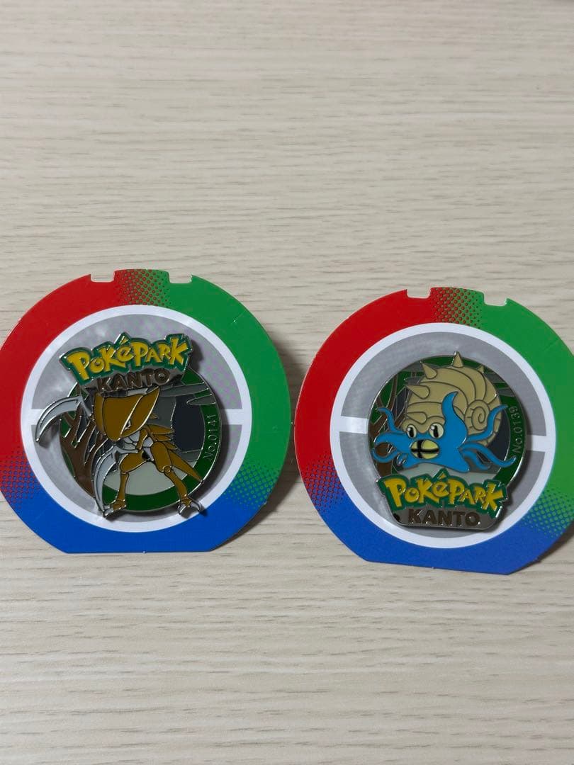 ポケモン ピンバッジ ポケパークカントー カブトプス オムスター