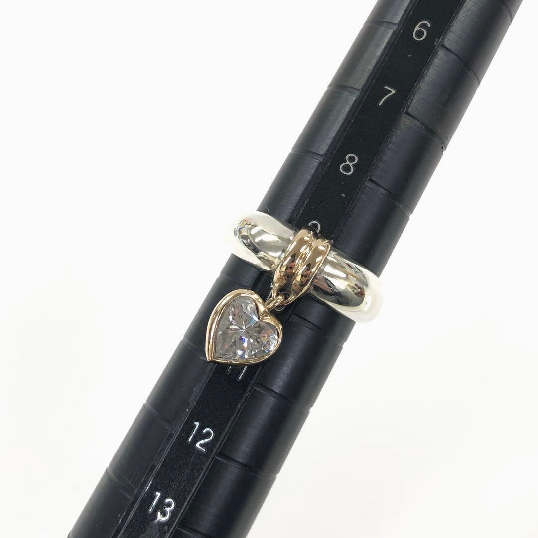 美品 スタージュエリー K14/SV925 ハートモチーフ リング 4g - メルカリ