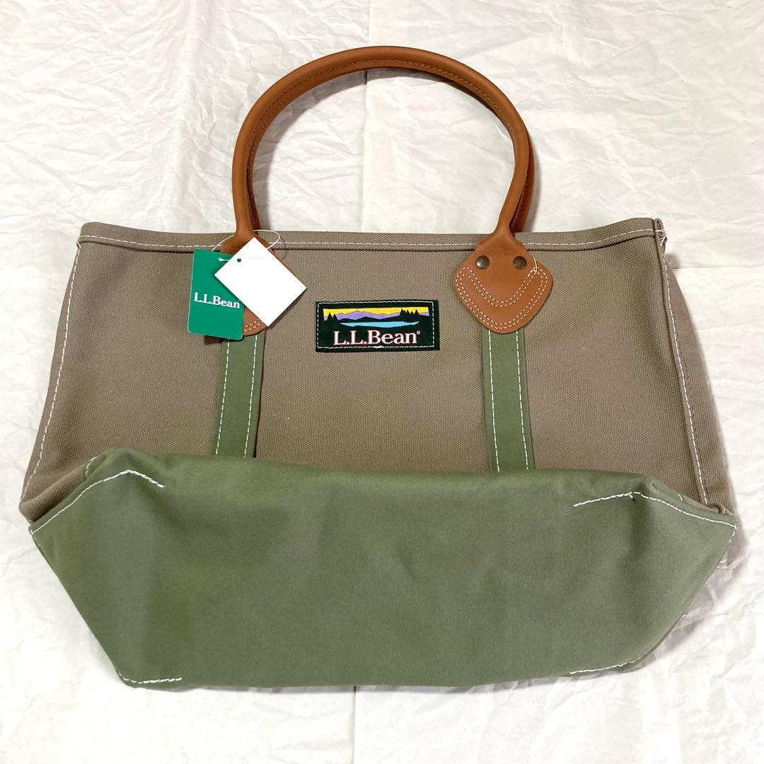 [L.L.Bean] レザーハンドルカタディンボートアンドトートバッグ