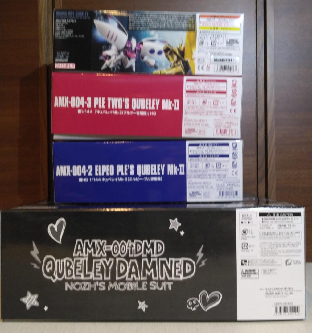 AMX-004 Qubeley　MG／HG キュベレイ 4点セット