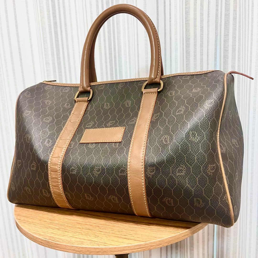 クリスチャンディオール Dior ボストンバッグ ハニカム トロッター 南京錠 Christian Dior（クリスチャン・ディオール） トロッター ボストン