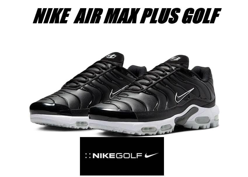 27cm ナイキ エアマックス プラス G FZ4150-001 ゴルフ ナイキ ナイキ エア マックス プラス G ゴルフシューズ FZ4150 (ゴルフ