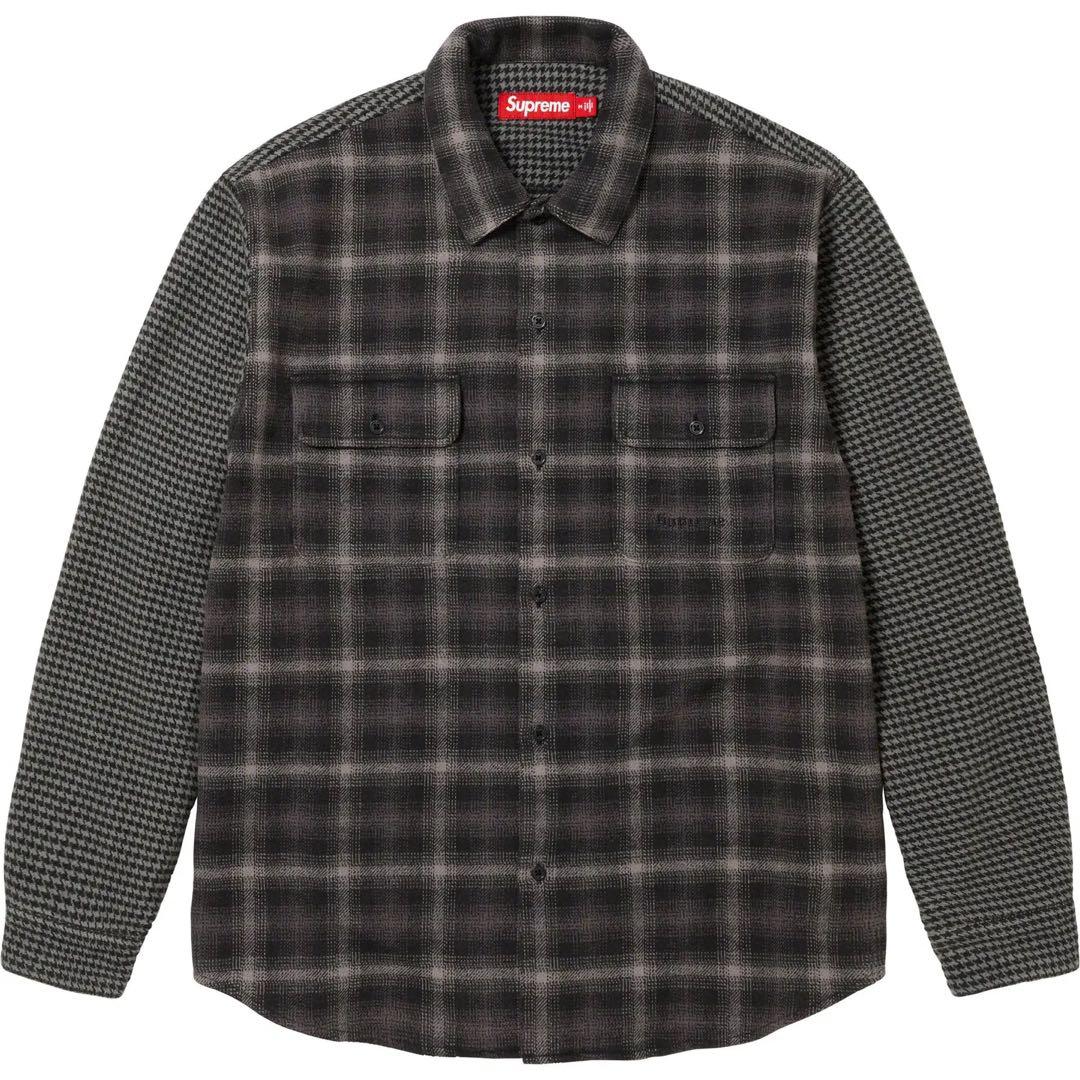 トップス supreme Houndstooth Plaid Flannel Shirt Supreme Houndstooth Plaid Flannel Shirt (FW23) - $138