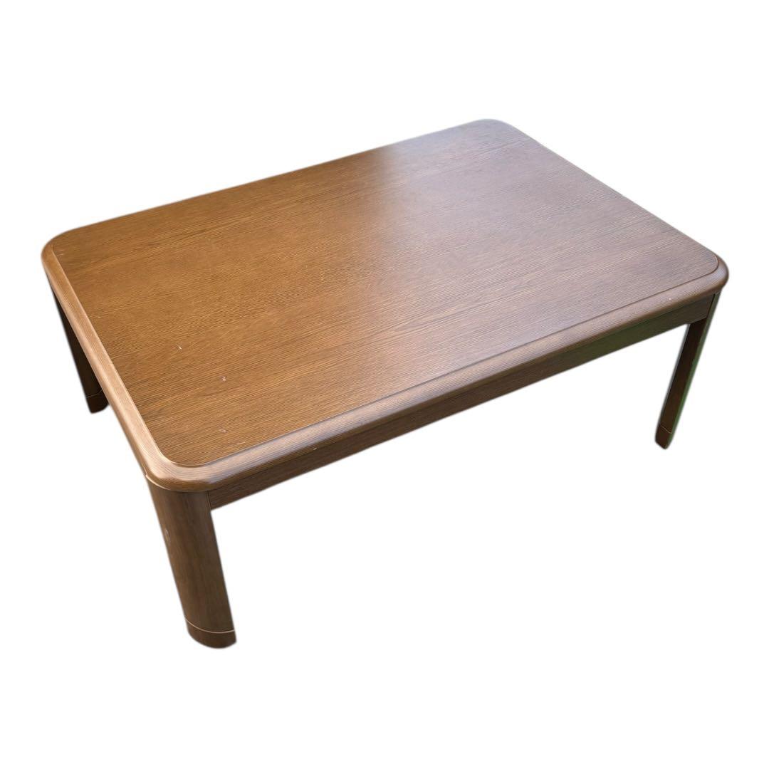 ブラウン　木製長方形　こたつ　テーブル ダイニングテーブル こたつ テーブル FAM／BR ミッドブラウン 長方形