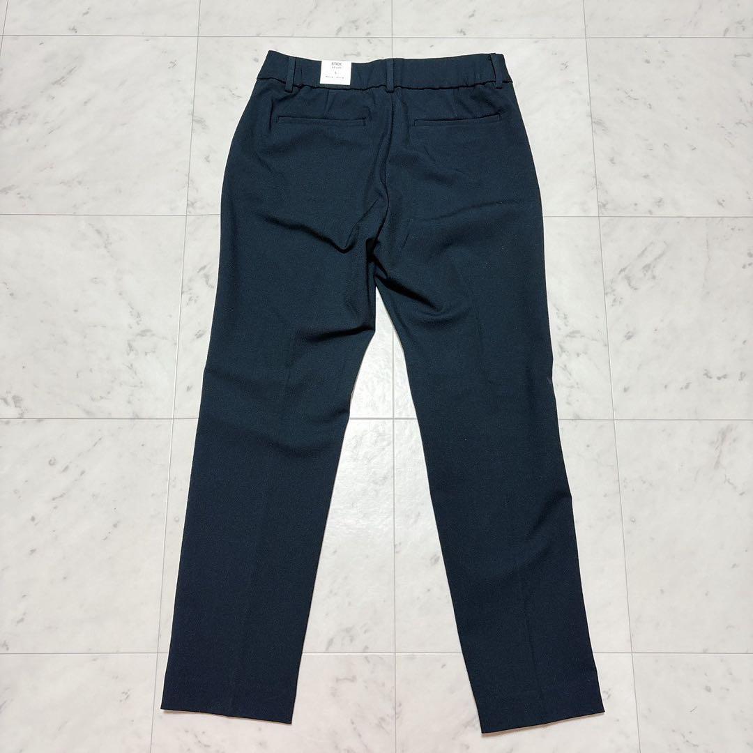 《美品》PLST パンツスーツセットアップ ノーカラー ブラック L パンツ新品