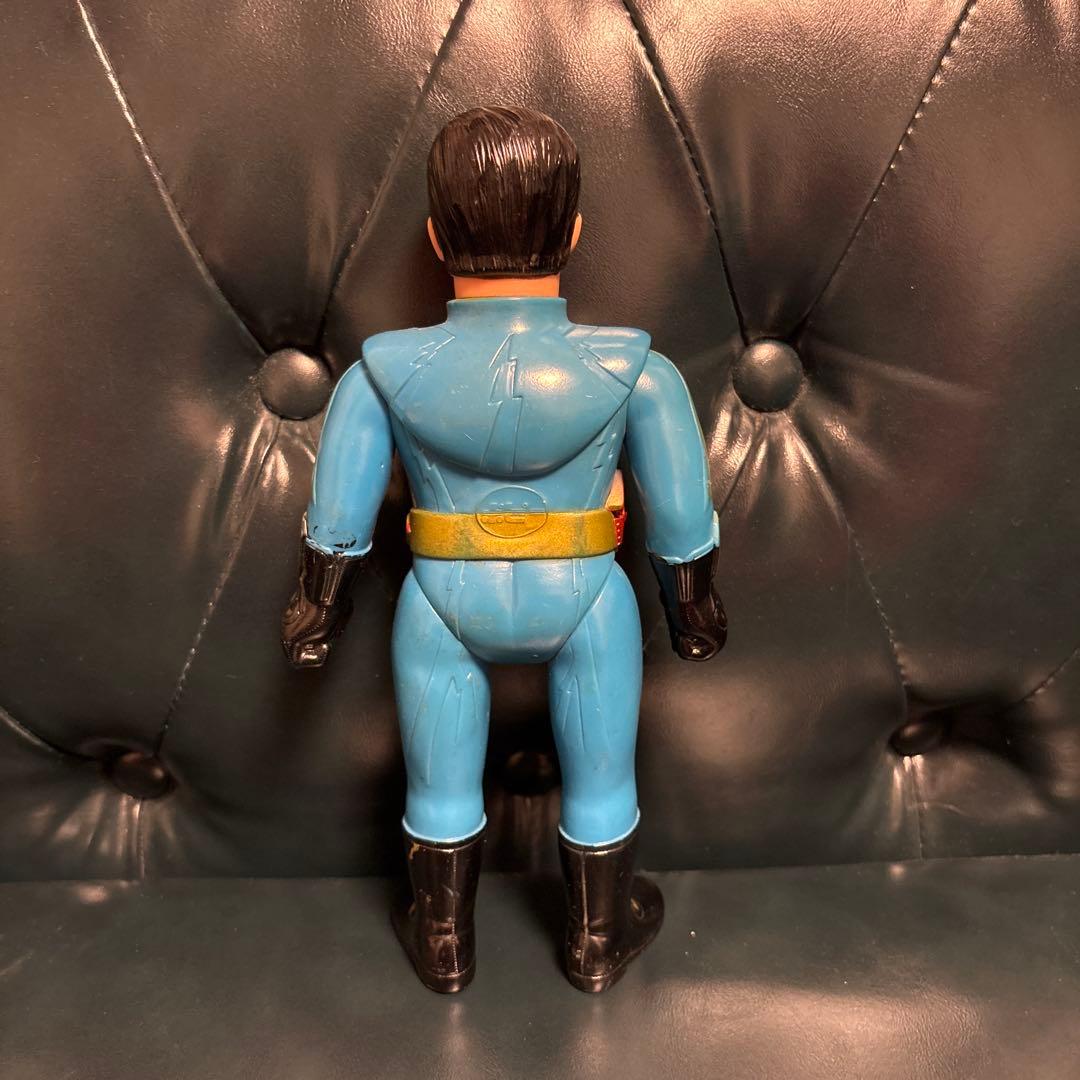 イナズマン ソフビ　当時物　ポピー　 面取れ 石森プロ 東映