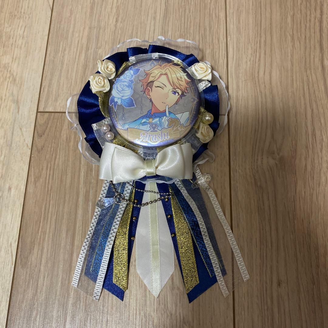 鳴上嵐 Knights あんスタ 缶バッジ ロゼット 3周年 - メルカリ